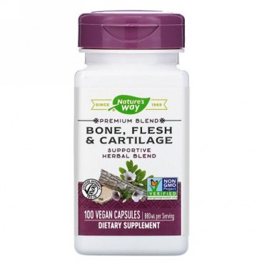 Nature's Way, Bone, Flesh & Cartilage, 880 mg, 100 Vegan Capsules (Discontinued Item)