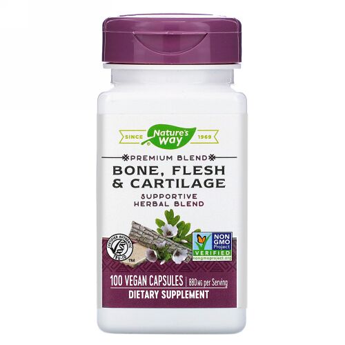 Nature's Way, Bone, Flesh & Cartilage, 880 mg, 100 Vegan Capsules (Discontinued Item)