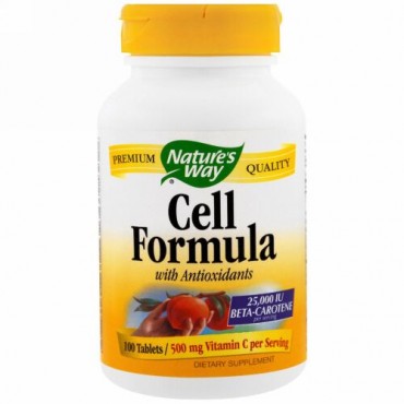 Nature's Way, Cell Formula with Anitoxidants, 100 Tablets (Discontinued Item)