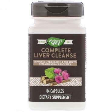 Nature's Way, Complete Liver Cleanse, 84 Capsules