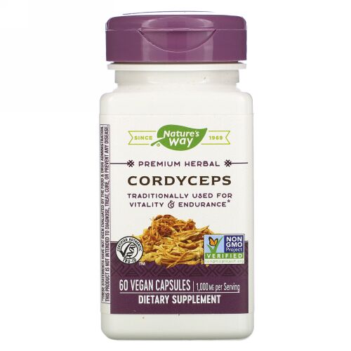 Nature's Way, Cordyceps, 1,000 mg, 60 Vegan Capsules