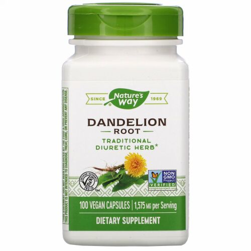 Nature's Way, Dandelion Root, 1,575 mg, 100 Vegan Capsules