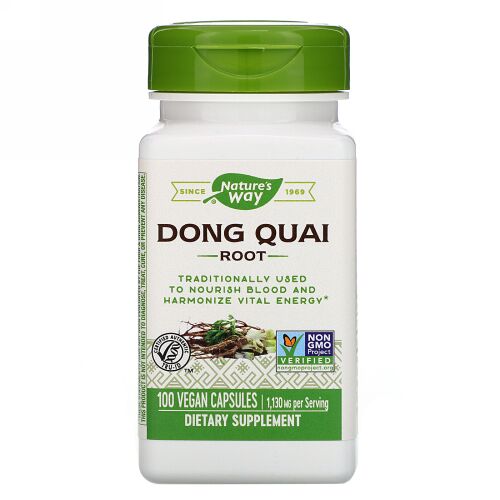 Nature's Way, Dong Quai Root, 1,130 mg, 100 Vegan Capsules