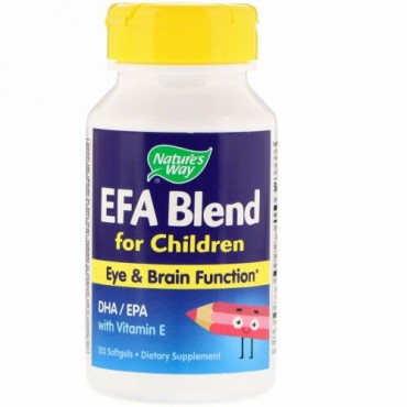 Nature's Way, EFA Blend for Children, 120 Softgels