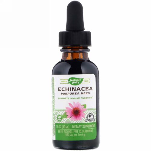 Nature's Way, エキナセア, アルコールフリー 99.9%, 1 fl oz (30 ml)