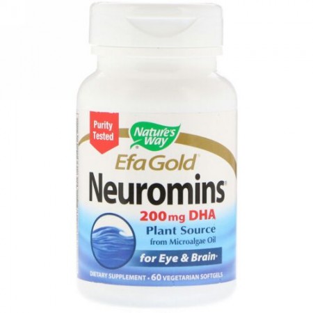Nature's Way, EfaGold, Neuromins, 200 mg, 60 Vegetarian Softgels