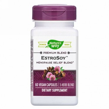 Nature's Way, EstroSoy（エストロソイ）、更年期用ブレンド、ビーガンカプセル60粒