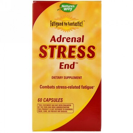 Nature's Way, Fatigued to Fantastic!™（ファティーグドトゥーファンタスティック！）、アドレナルストレスエンド、60粒