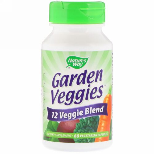 Nature's Way, ガーデンベジ、植物性カプセル60錠