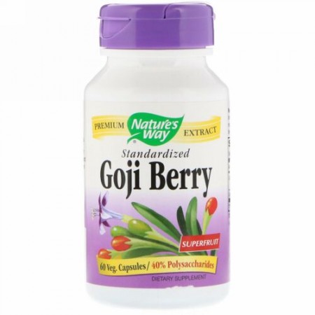 Nature's Way, ゴジベリー, 標準化, 60 Vcaps®