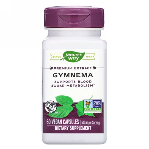 Nature's Way, Gymnema, 500 mg, 60 Vegan Capsules