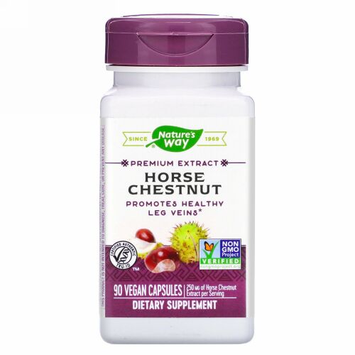 Nature's Way, マロニエ、250mg、植物性カプセル90粒