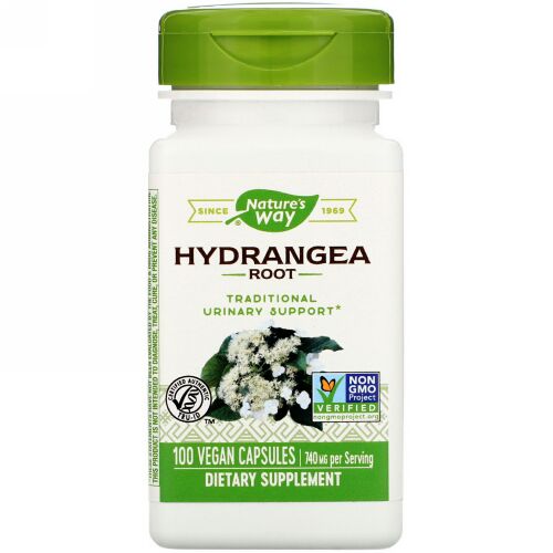 Nature's Way, Hydrangea Root, 740 mg, 100 Vegan Capsules