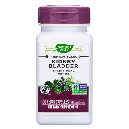 Nature's Way, キドニーブラダー、930mg、ベジカプセル100粒