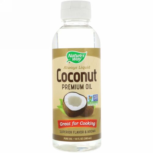 Nature's Way, 液体ココナッツプレミアムオイル、300 ml（10 fl oz）