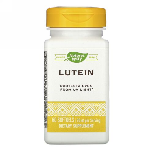 Nature's Way, ルテイン, 20 mg, ソフトジェル 60 粒