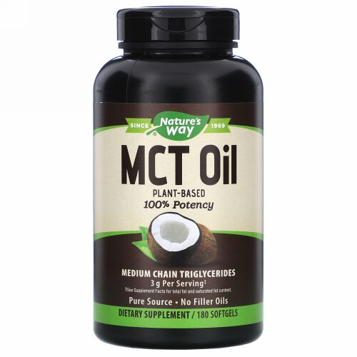 Nature's Way, MCTオイル、ソフトジェル180粒