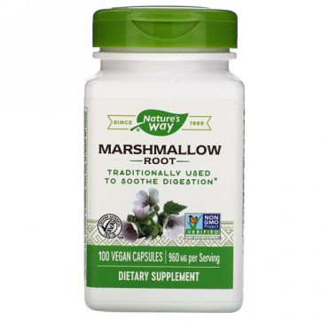 Nature's Way, マシュマロルート、480 mg、100ベジカプセルベジカプセル