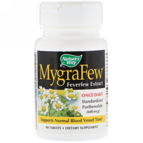 Nature's Way, MygraFew Feverfew Extract, 90 Tablets (Discontinued Item)
