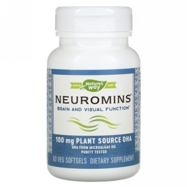 Nature's Way, EfaGold, Neuromins, 100 mg, 60 Vegetarian Softgels