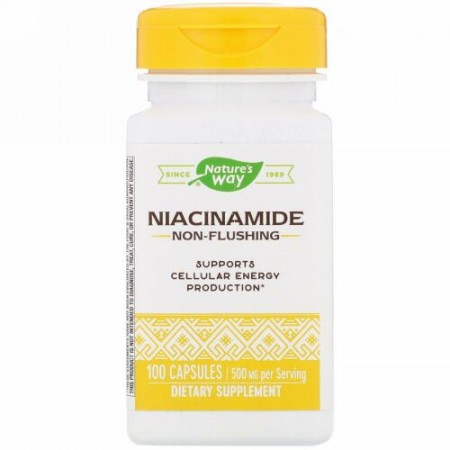 Nature's Way, ナイアシンアミド、500mg、100粒