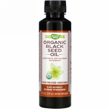 Nature's Way, Organic Black Seed Oil, 8 fl oz (236 ml)