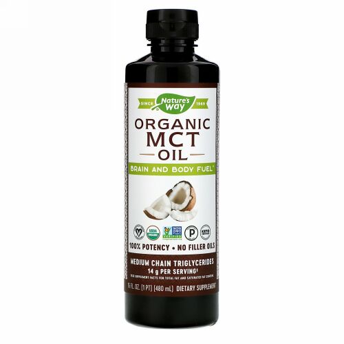 Nature's Way, オーガニックMCTオイル、480ml（16液量オンス）