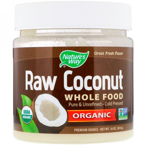 Nature's Way, オーガニック生ココナッツホールフード、454 g（16 oz） (Discontinued Item)