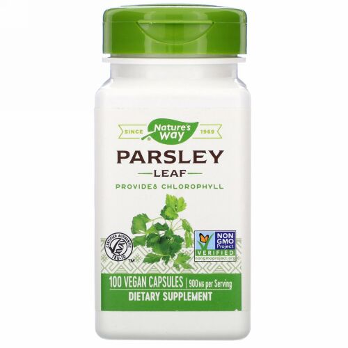 Nature's Way, Parsley Leaf, 900 mg, 100 Vegan Capsules