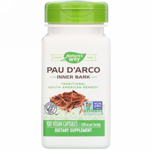Nature's Way, ポーダルコ内樹皮、545mg、植物性カプセル100粒