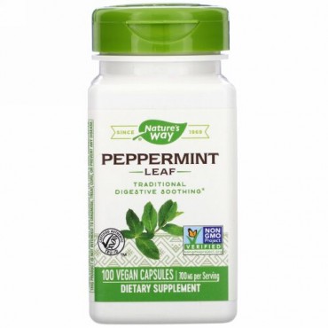 Nature's Way, Peppermint Leaf, 700 mg, 100 Vegan Capsules