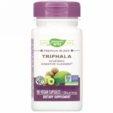 Nature's Way, Premium Blend, Triphala, 90 Vegan Capsules