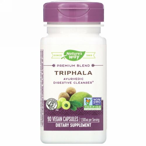 Nature's Way, Premium Blend, Triphala, 90 Vegan Capsules