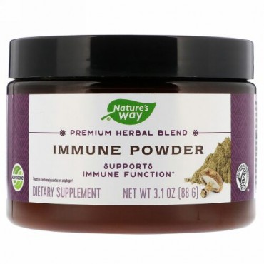 Nature's Way, 高品質ハーブブレンド、免疫用パウダー、3.1 oz (88 g) (Discontinued Item)