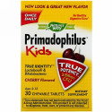 Nature's Way, Primadophilus（プリマドフィルス）、子ども用、チェリー味、CFU30億個、チュアブルタブレット30錠