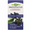 Nature's Way, サンブカス、標準化エルダーベリー、オリジナルトローチ、30粒