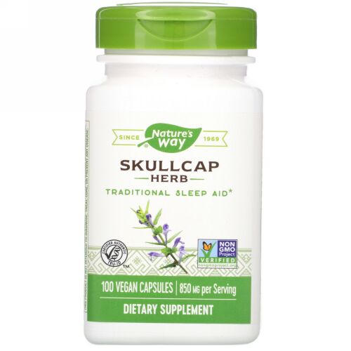 Nature's Way, Skullcap Herb, 850 mg, 100 Vegan Capsules