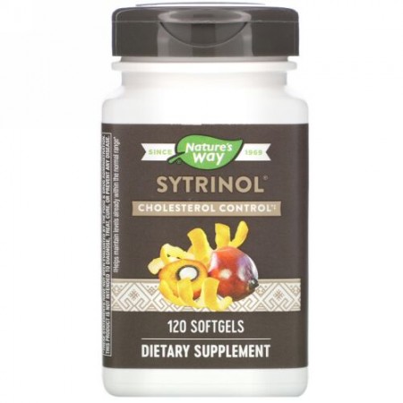 Nature's Way, Sytrinol、コレステロール・コントロール、ソフトジェル120 錠
