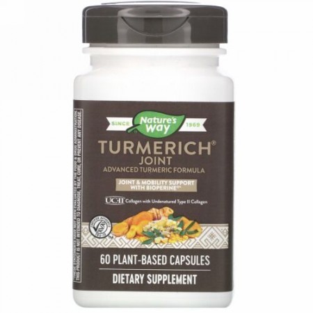 Nature's Way, ウコン、関節、400 mg、植物性カプセル60粒