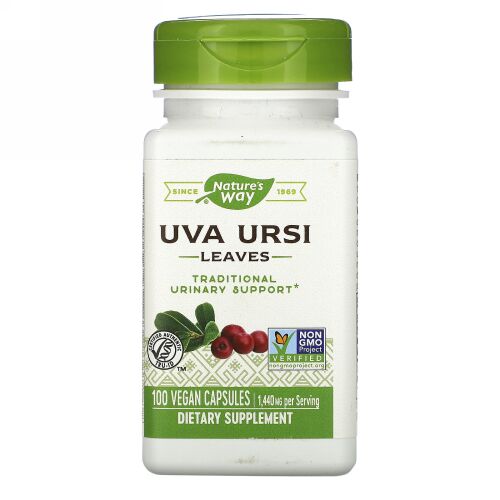 Nature's Way, Uva Ursi, Leaves, 1,440 mg, 100 Vegan Capsules