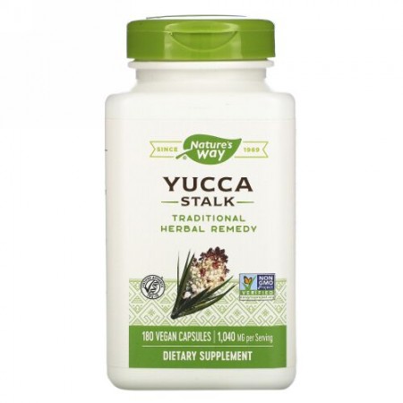 Nature's Way, Yucca Stalk, 1,040 mg, 180 Vegan Capsules