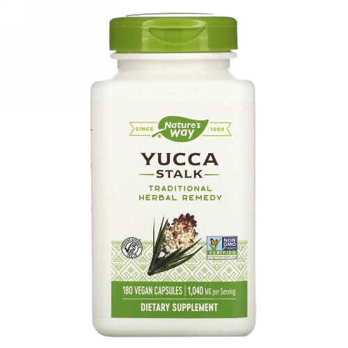 Nature's Way, Yucca Stalk, 1,040 mg, 180 Vegan Capsules