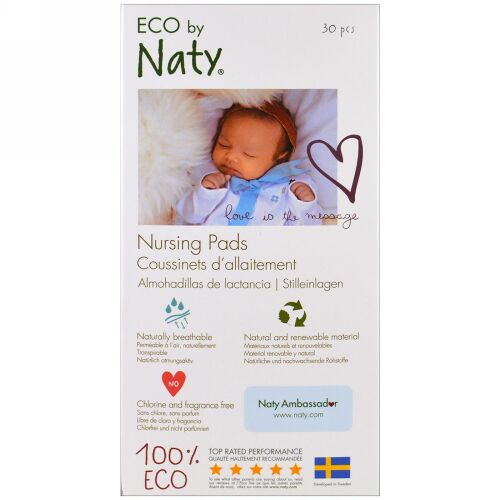 Naty, ナーシングパッド, 30個入り (Discontinued Item)