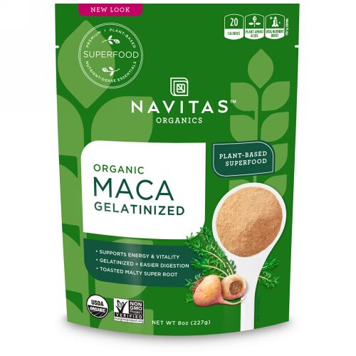 Navitas Organics, オーガニック・ゼラチン化マカ、8 oz (227 g) (Discontinued Item)