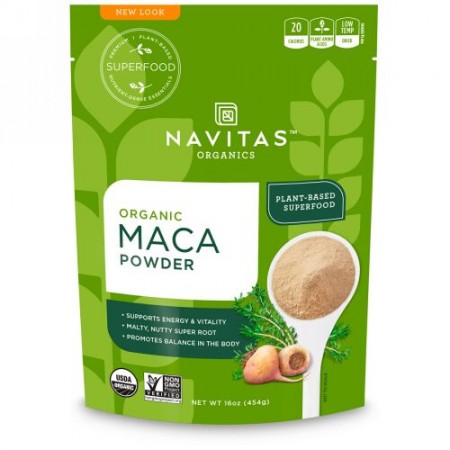 Navitas Organics, オーガニック、マカパウダー、16オンス（454 g）