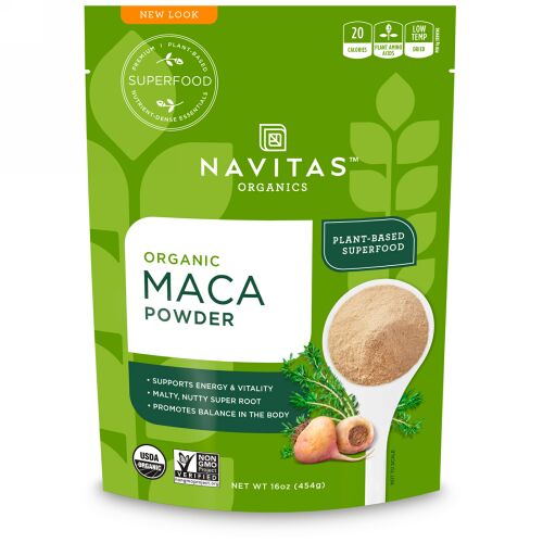 Navitas Organics, オーガニック、マカパウダー、16オンス（454 g）