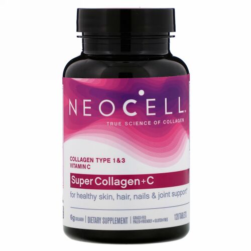 Neocell, スーパーコラーゲン＋C、120粒