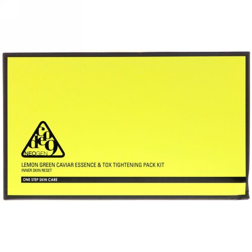 Neogen, Code 9, Lemon Green Caviar Essence & Tox Tightening Pack Kit, 1 Kit (Discontinued Item)