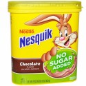 Nesquik, Nestle, チョコレートフレーバー, 砂糖無添加, 16 オンス (453 g)