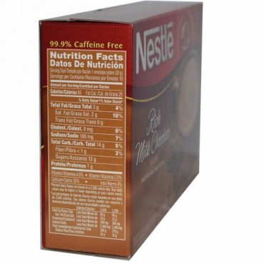 Nestle Hot Cocoa Mix, Rich Milk Chocolate Flavor, 10 Envelopes, 0.71 oz (20.2 g) Each (Discontinued Item)